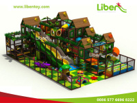 Long Double Slide Kids Indoor Playground On Sale